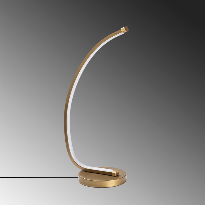 Opviq Bevel - 13322 Lámpara de mesa dorada